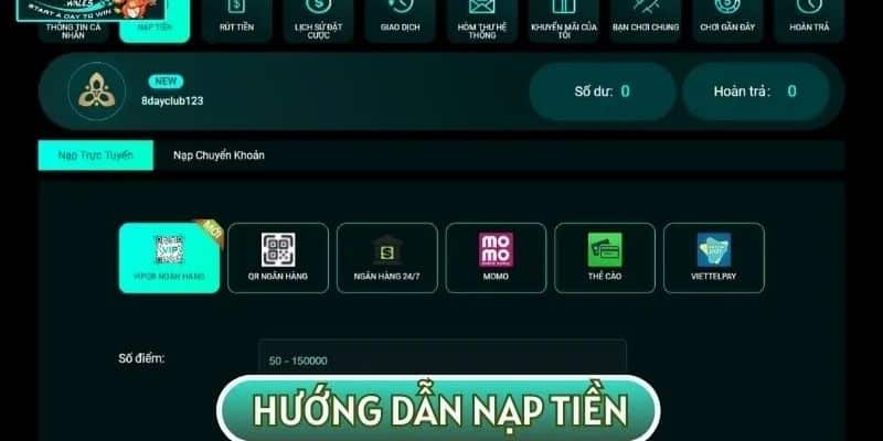 Tìm hiểu thông tin về cổng game 8day 